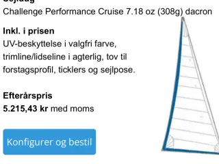 Sejl til Granada 24 fod