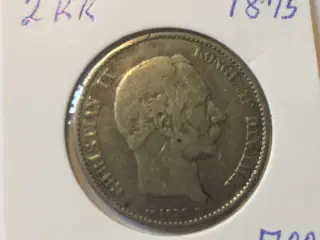 2 Kr. 1875 Sølv