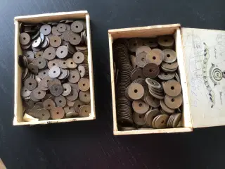 Gamle kobbermønter