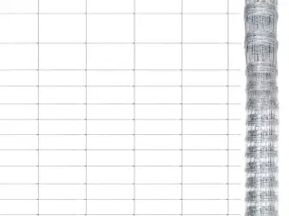 Havehegn 50x1,6 m galvaniseret stål sølvfarvet