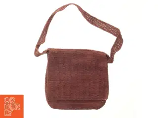 Brun håndlavet skuldertaske fra Noa Noa (str. 33x30 cm)