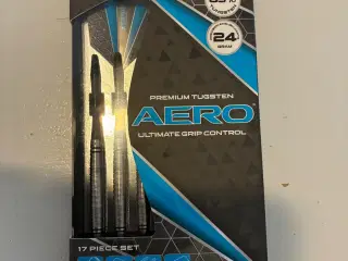 Harrows Aero Dartpile, 24g, 85% Tungsten, 17 dele