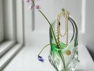 Miniflammekurv, lysegrønt krystal, Tjekkoslovakiet