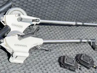 2 stk Canon Unitroll top model  downrigger hvid 