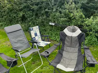 Campingstole 12 stk i alt. 