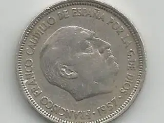 Spanien 5 Pesetas 1957