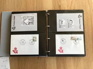 Førstedagskuverter, Danmark + Album