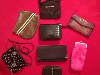 Diverse punge og tasker
