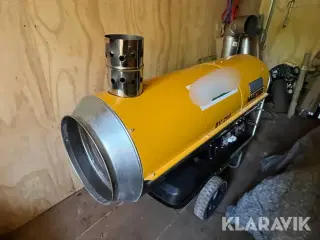 Varmekanon Master BV 290E med skorstensrør