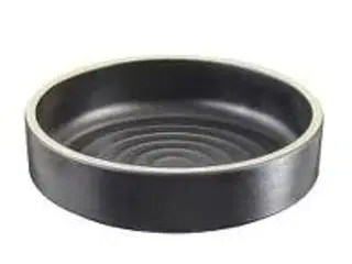 12 stk. Tapas skål sort diam 155 mm Melamin