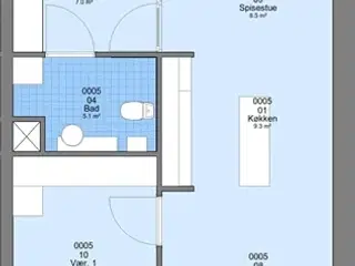 Skottenborg, 82 m2, 2 værelser, 6.558 kr., Viborg