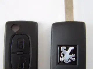 Peugeot flipnøgle