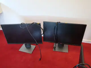 2 stk. computerskærme DELL P2417H