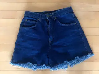 Support denimshorts med høj talje str 27