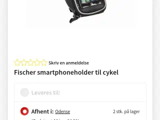 Fischer smartphoneholder til cykel