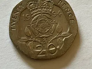 20 Pence England 1994