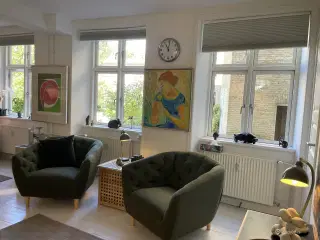 Hyggeligt lejemål i charmerende baghus nær Mølleåen og Slotsparken