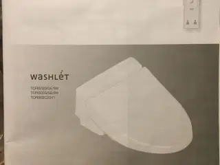 Toto Toiletbræt / Washlet aldrig brugt