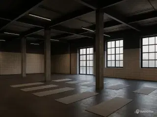 Rummelige og fleksible lokaler velegnet til Fitness