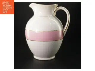 Porcelænskande med striber fra København Fajancepabrik (str. 30 x 16 cm)