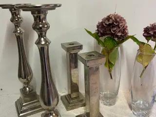 Lysestager -blomstervaser 