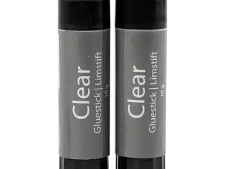Clear Limstift 10 g - 2 stk. til kreative projekter