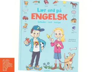 Lær ord på Engelsk - Billeder, Ord, Sange (bog)