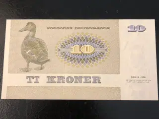 10 kroner seddel fra 1972