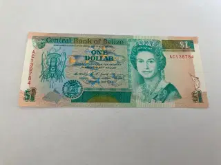 1 Dollar Belize 1990
