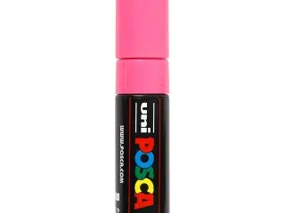 Posca Tusch, PC-8K, streg 8 mm, broad, pink, 1 stk.