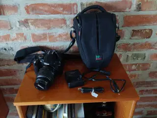 Nikon D5000 12.3mp 16gb ram, 18-55 mm objekt 