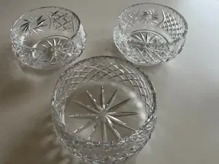 Krystal skåle