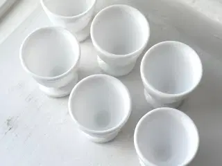 Æggebægre m swirl, 6 stk samlet