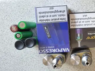 swag2 mod/aspire /lader/batterier