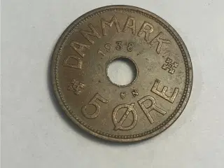 5 Øre 1938 Danmark
