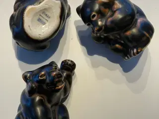 3 brune bjørne Royal Copenhagen