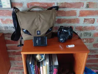 Nikon D3400, 64gb, 18-55mm VR af-p, lækker taske m