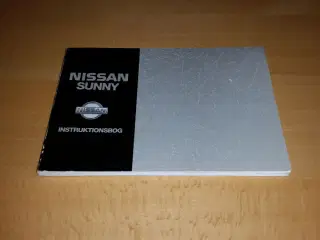 Instruktionsbog Nissan Sunny.