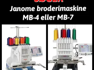 Janome Broderimaskine KØBES