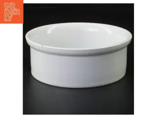 Hvid porcelænsskål (str. 13 x 5 cm)