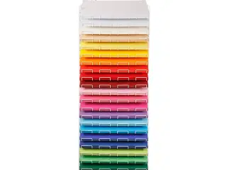 Kulørt karton, A2, ark 420x594 cm, 180 g, ass. farver, 23x100ark/ 1 pk.
