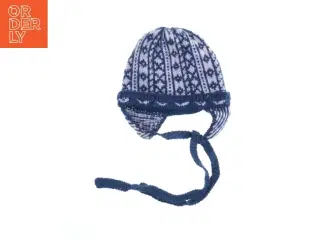 Strikhue med øreklapper (str. Ø. 17 cm)