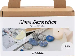 Mini DIY Kit Stendekoration, blå, 1 pk.