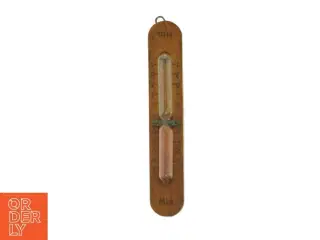 Antikt Timeglas i træ (str. 17 x 3 cm)