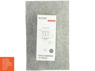 WIRELESS MICROPHONE HIFI Speaker fra WSTER (str. 11 x 11 x 26)