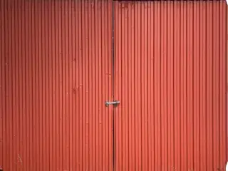 Robust industriport i stålramme – b: 350 cm, h: 27