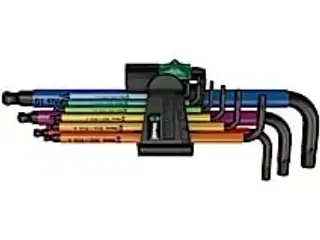 Unbrakonøgler i sæt Wera 950 SPKL/9 SM N - Multicolor