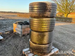 Dæk med fælg 435/50R19.5 - 4 styk