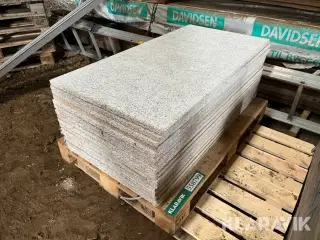 Loftplader Træbeton hvid / fin - 16 styk