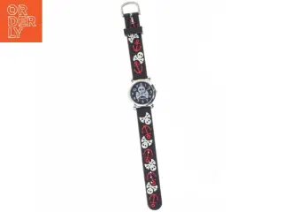 Børnearmbåndsur med piratmotiv (str. 18 cm)